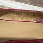 Stuart Weitzman  Women's Chitchat Peep Toe Flats Red Size 6M Casual Shoes Photo 4