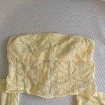 Edikted  Baby Yellow Eyelet Corset Set Photo 1