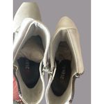 2 Lips Too Gray Ankle Booties Women’s Size 6 Ice Silver Side Zipper Y2K Photo 4