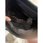 Inc Faux Leather Explorer Hobo Black Shoulder Bag‎ Handbag Purse Single Zip Photo 2