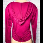 Gypsies & Moondust - Burgundy, Lace-Up Hoodie Photo 2