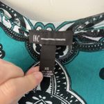 INC International Concepts Shirt Y2k XS Sheer Mesh Long Sleeve Going Out Top Green Photo 3