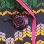 Trina Turk 💕💕 Ira 3 100% Silk Pajama Style Top ~ Fairisle Print Small S NWT Photo 12