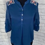 About A Girl sheer blouse w/button sleeves sz XS Photo 0
