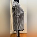 Madewell  Stripe-Mix‎ Ashbury Mockneck Sweater Dark Indigo Navy Blue & White XXS Photo 6