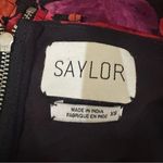 Saylor  Alouette Red Floral Mini‎ Dress Women's Size XS Puff Sleeve Poppy Print Photo 12