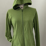 REI Fleece Full Zip Hoodie Jacket Women's Green Size Medium Outdoor Casual Photo 0