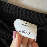 Aritzia  wilfred black rayon top cut out size M S1 Photo 1