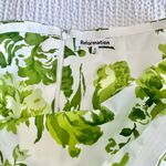 Reformation buttercup Rialto green floral strapless midi dress Photo 2