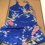 Bin 18 New Silky Satiny Chemise Pajama Gown Blue Pink White Size Medium Photo 4