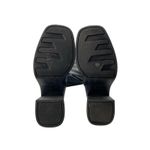 Vagabond  Brooke Black Leather Block Heel Square Toe Platform Knee High Boots 9 Photo 4