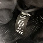 Superdry  Olive Biker Jacket Leather Zip Down Photo 8