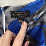 Mary Kay by Twin‎ Hill Women's Blue Gray Abstract Print Sleeveless Blouse L Size L Photo 1