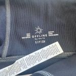 Aerie NWT Offline by Black with Gray Stitching Goals Padded Sports Bra - Size: S Photo 2