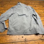 Hollister Gray Full Zip Hoodie Distressed Holes Ripped Sleeve Graphic Logo XL Photo 6