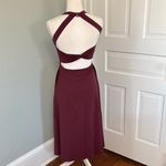 Women’s Tennis Dress Athletic Material Slit Open Back Size XS Purple Photo 3