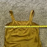 Victoria's Secret  gold silk sleeveless tank top size P Photo 8