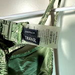 Triangl Sacramento Inesa Green Floral Ruched Bikini Top Square Neck Small + Photo 3