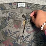 Hudson Krista Super Skinny Jeans Size 32 Floral Print Olive Green Casual Jeans Photo 4