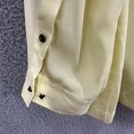 Soft Surroundings  Blouse L Yellow Boho Cottage Minimalist Feminine Quiet Luxury‎ Photo 6