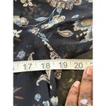 One World Floral Sheer High-Low Dress Cover-Up Blue & Beige Flowers Fit One Size Photo 5