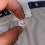 Nike Women's Light Gray Shorts with black Swoosh Photo 3