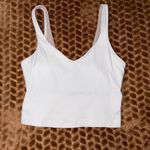 Lululemon EXCELLENT  White Align Tank Top Nulu Yoga Activewear Size 2 Photo 1