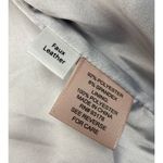 Philosophy New Grey Snake Faux Leather Moto Jacket Womens M Animal Print Coat Photo 9