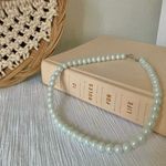 White Pearl Choker Necklace Vintage “Palerma” Short Classic Elegant Style Photo 5