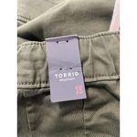 Torrid NEW  Size 1S  14 16 Short Cargo Pants Green Olive Twill Straight Mid Rise Photo 8