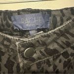 Rachel Roy  black Sahara‎ flocked pants Photo 2