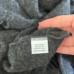 Bryn Walker  Gray Distressed Wool Blend Poncho Sz M Photo 3