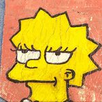 ZARA Handpainted Simpsons High Waist Mom Jeans 4 Photo 12