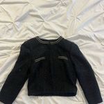 Black Sparkle Jacket with Gold Trim Size 2 Photo 1