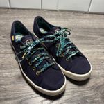 Keds x Rifle Paper Co Navy Floral Lace Canvas Sneakers Women's Size 8.5 Photo 2