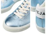 VEJA  Womens Esplar Low Sneakers Metallic Blue Lace Up size 6 Photo 2