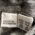 Bongenie Grieder Gray Cashmere Short Sleeve Drawstring Sweater Shirt Top Size XS Photo 3