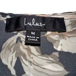 Lulus Prairie Daydream Washed Floral Print Romper Sz Medium Photo 13