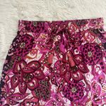 Johnny Was Pants Dreams of Vivanna 100% Silk Easy Pant Wide Leg Flowy Pink Sz XS Photo 4