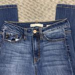 KanCan USA KanCan High Rise Destructed Cropped Dark Wash Jean Size 26 Photo 2