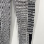 Mono B Striped 7/8 Length Workout Leggings Size Large Black Photo 2