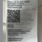 prAna  Shea Half-Zip Soft White Cropped Size Small athletic lounge yoga Photo 6