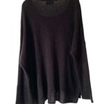 Wooden Ships  Black Knit Champagne Please Sweater size M/L Photo 6