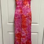 Honorine Athena Linen Maxi Dress Pink Size M Photo 4