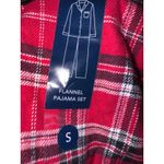 Charter Club Brand New  Women's Size Small 2 Piece Set Red Merry Plaid Pajama Photo 3