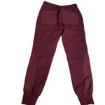 FIGS  Disney Maroon‎ Scrub Bottoms Extra Small XS Mickey Mouse Burgundy Joggers Photo 4