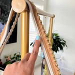 Big Buddha White Tote with Gold Studs Photo 9