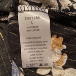 Miss Me  Garden Goddess Black Floral Semi Sheer Blouse Photo 7