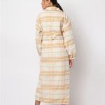 Missguided  Cream Check Extreme Collar Midaxi Sweater Dress size 2 new with tags Photo 1