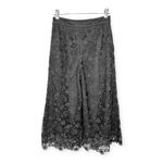 Diane Von Furstenberg  | Size 2 | DVF Holly Lace Wide Leg Cropped Pants in Black Photo 8